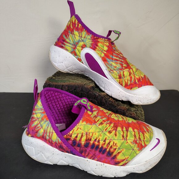 Nike ACG Other - Nike ACG Moc 3.O Sneakers Mens Size 8 Tie Die Slip Ons Neon Athletic‎ CW2463-300